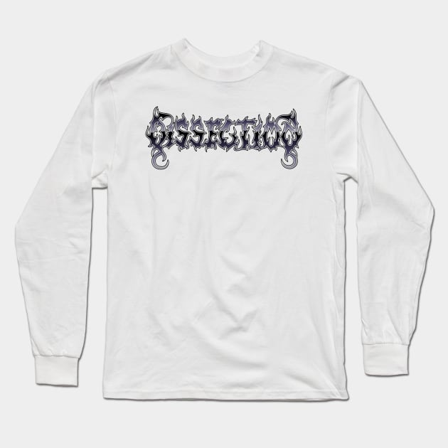 old school death metal Long Sleeve T-Shirt by antonimus